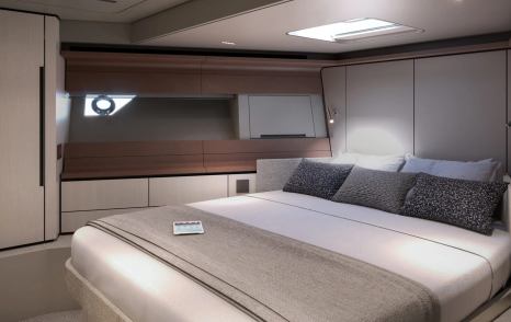 Rendering of Itama 70 boat owners cabin