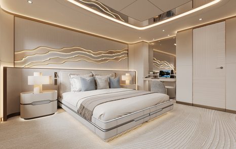 The cabins are spacious and bright onboard BRAVO