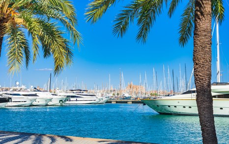 Port of Palma, Mallorca luxury yachts