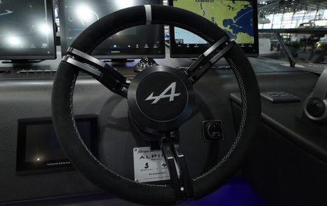 The Alcantara wheel is lovely 