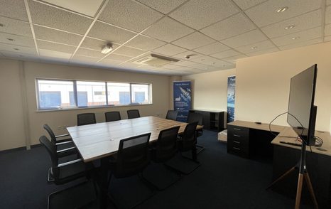 Conference room at the CMC Marine office in Poole.