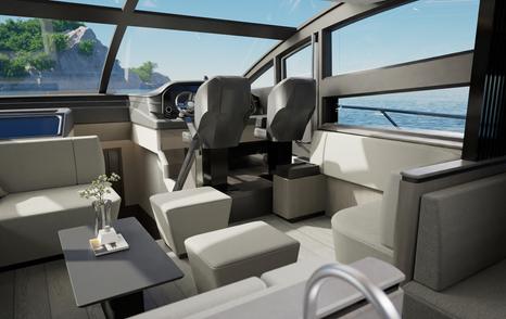 pearl 63 cockpit area