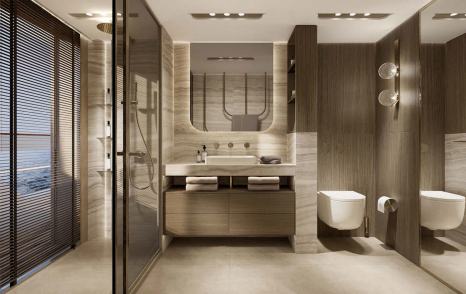 Rendering of Sirena 118 master en suite
