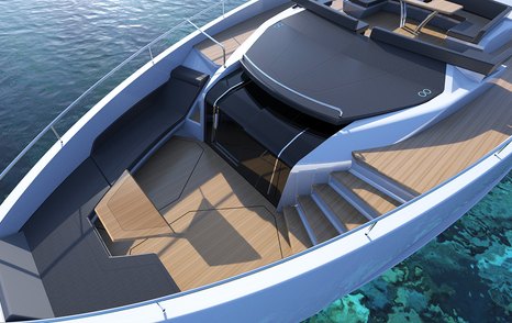 Sunseeker 100 Yacht private foredeck terrace