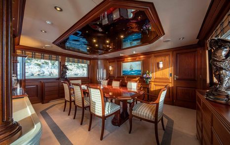  Monaco main saloon dining area