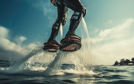 flyboarding experience at the Southampton Boat Show