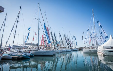 Boats in Mayflower Park, which hosts BOATS2020