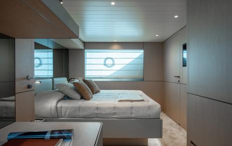 Bluegame BGX63 boat owners cabin 