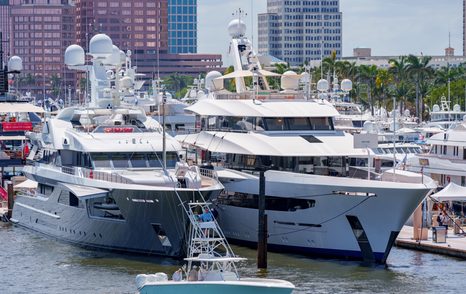 superyachts for sale on show at Palm Beach International Boat Show 