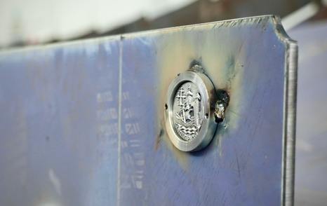 Welding work on Cantieri di Pisa Custom 40m Superyacht 