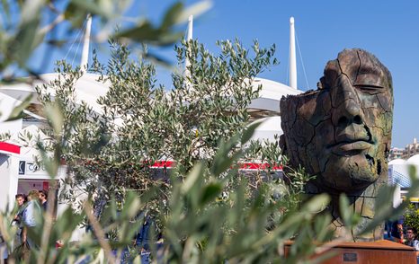 Statues and plants give Genoa an exotic vibe.