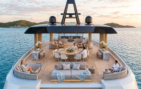 Crescent CCY110 yacht rendering of sundeck 