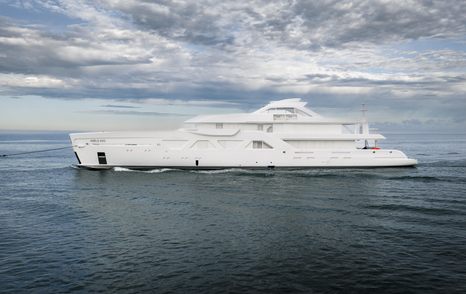  Amels 6010 at anchor