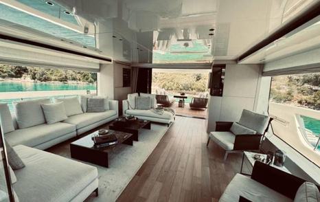  Sanlorenzo motor yacht Carra I main saloon lounge 