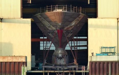 Superyacht Lurssen 13797 under construction 