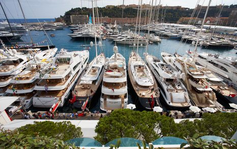 sailing yachts on display Monaco Yacht Show