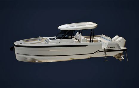 Rendering of Wellcraft 33 T-Top High boat