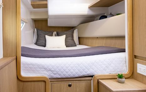 Aquila 35 Sport catamaran cabin