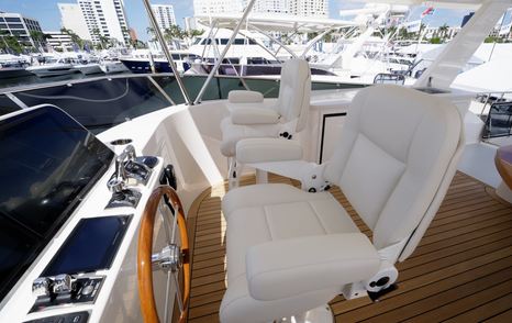 Grand-Banks-GB62-Flybridge-Review-flybridge-helm-seat