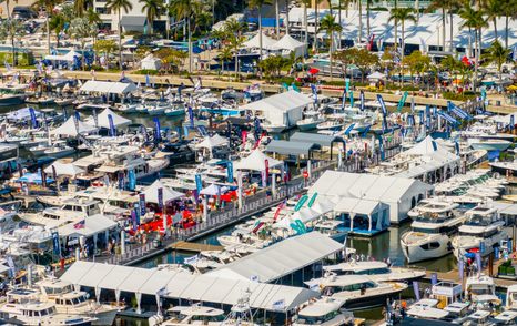 boats for sale at Palm Beach boat show