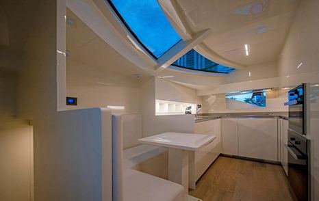 Motor yacht Alter Ego galley