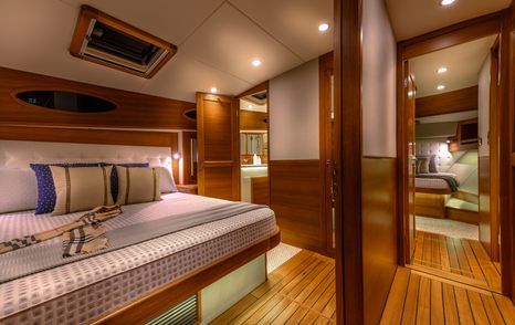 The interior of the Palm Beach Motor Yacht 70