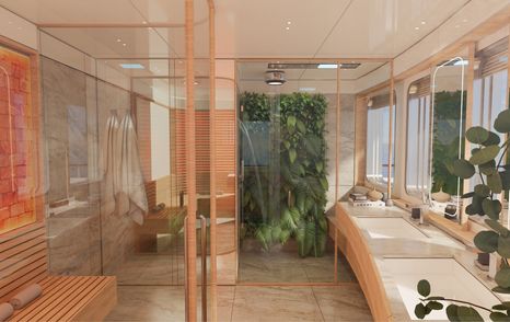 Numarine wellness ensuite with marble 