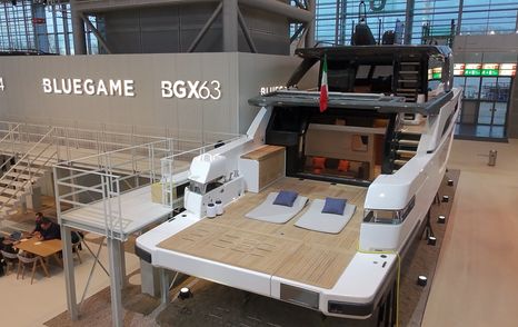 Bluegame-BGX63-aft-deck-drone