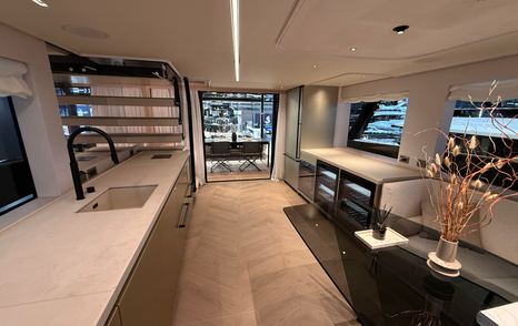 solaris-power-70-long-range-review-main-deck-galley-looking-forward