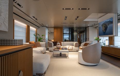 Superyacht Ark of Fate main saloon