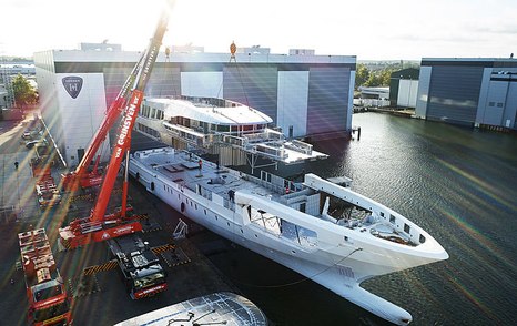 Project Falcon emerging from shed in August 2020