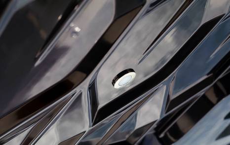 Aquila 45 Sport hardtop underside detail with integrated lighting, showing modern composite structure and finish