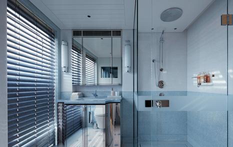 Feadship superyacht Joy ensuite with glass shower 