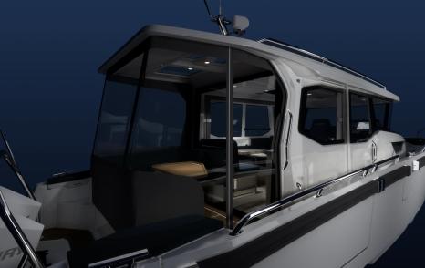 Nimbus Sport Coupé 35 yacht aft deck 