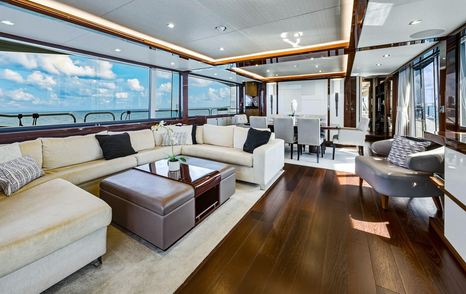 Pura Vida main saloon lounge area