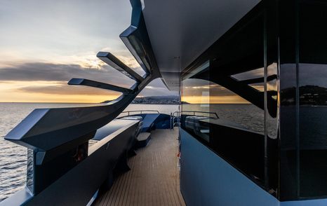 View alongside decks of support vessel PHI Phantom