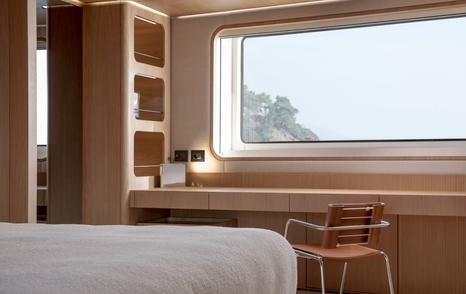 Explorer Yacht Cabana master cabin desk space 