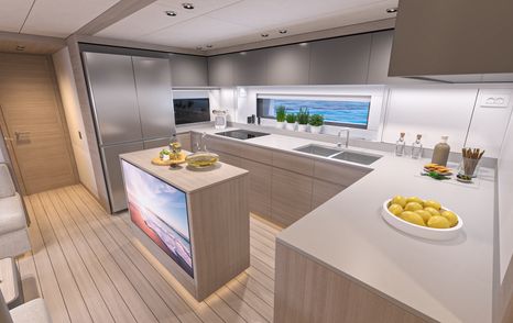 Pardo GT75 Galley