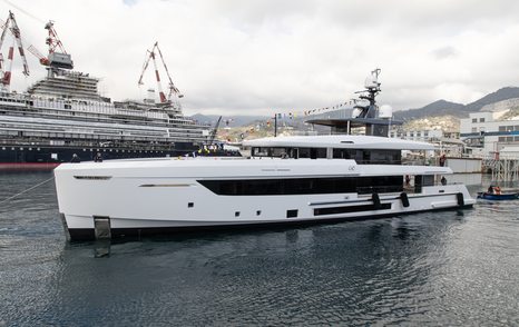 Superyacht Go docked