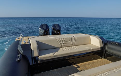 Comfortable and secure seating can be found all over the Technohull Alpha 40