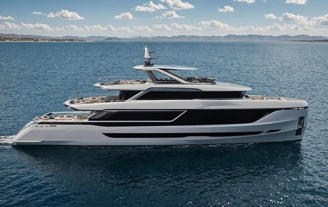 Tureddi Yachts Azzura 36/01 yacht underway side view 