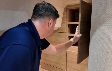 Saxdor-460-GTC-Review-forward-cabin-side-lockers