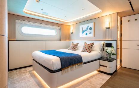 Superyacht Mustique's VIP guest cabin