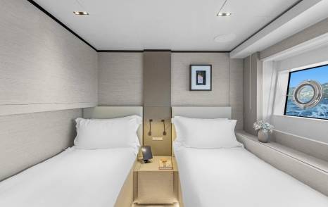 Motor Yacht Buongiorno twin room