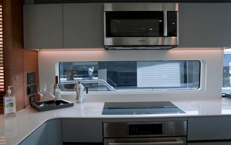 CL-Yachts-CLX96-Review-galey-counter