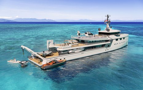 Explorer yacht built by Damen