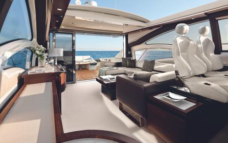 Interior of the Azimut 62S yacht