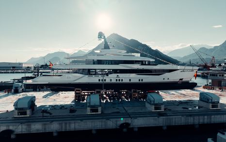 Second Bilgin 170 superyacht on way to launch