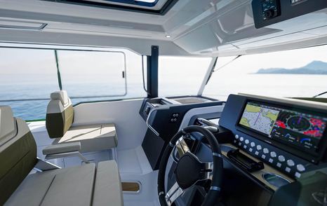 Rendering of Jeanneau EX 34 Cabin boat helm station