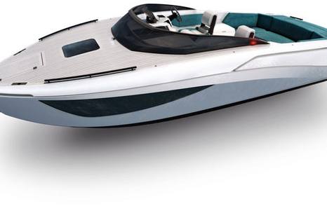 CGI rendering of Nerea Yachts NY24 GT against a white background